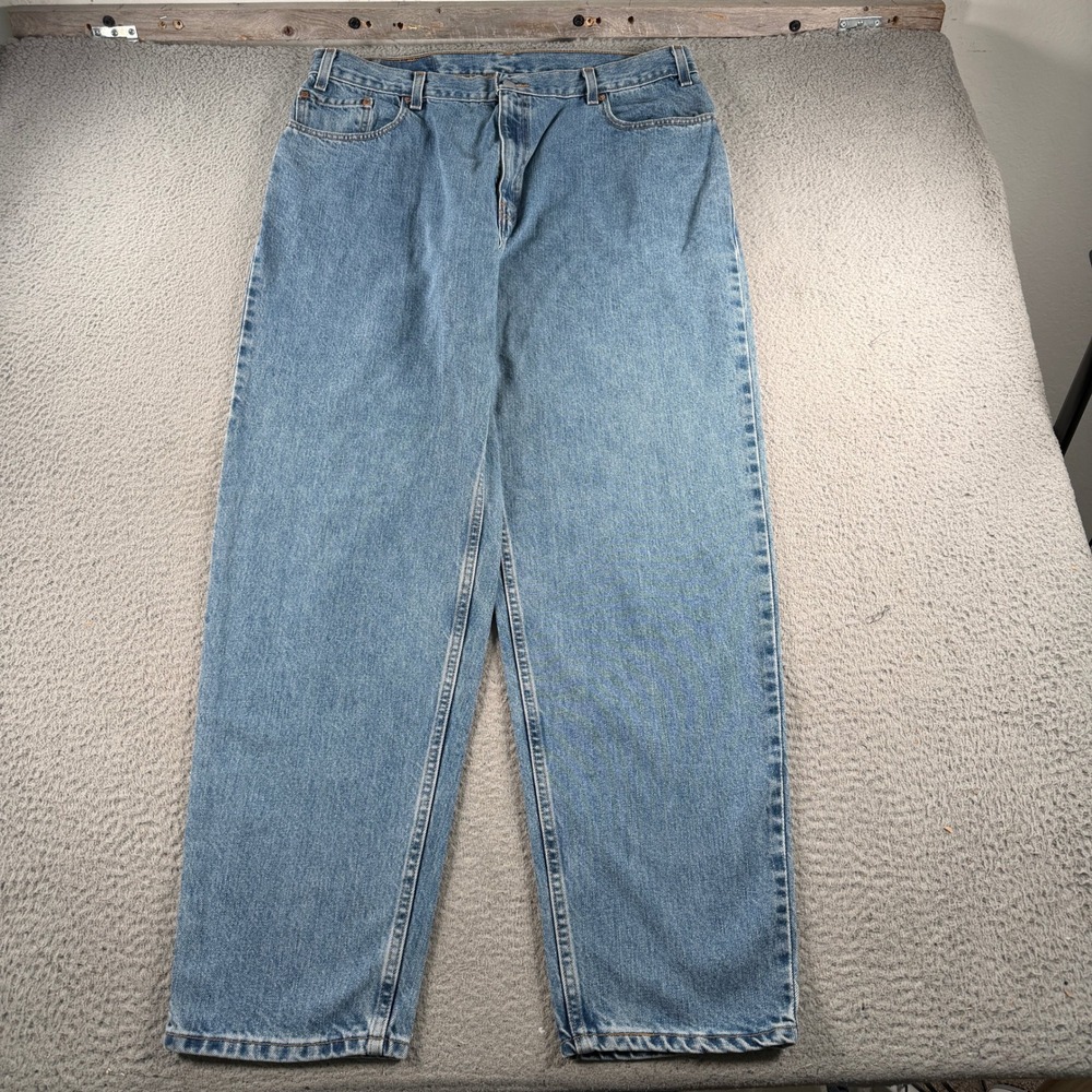 VTG Levi's 560 Jeans Mens 40x34 Actual (38x33) Blue Loose Fit Tapered Leg Baggy